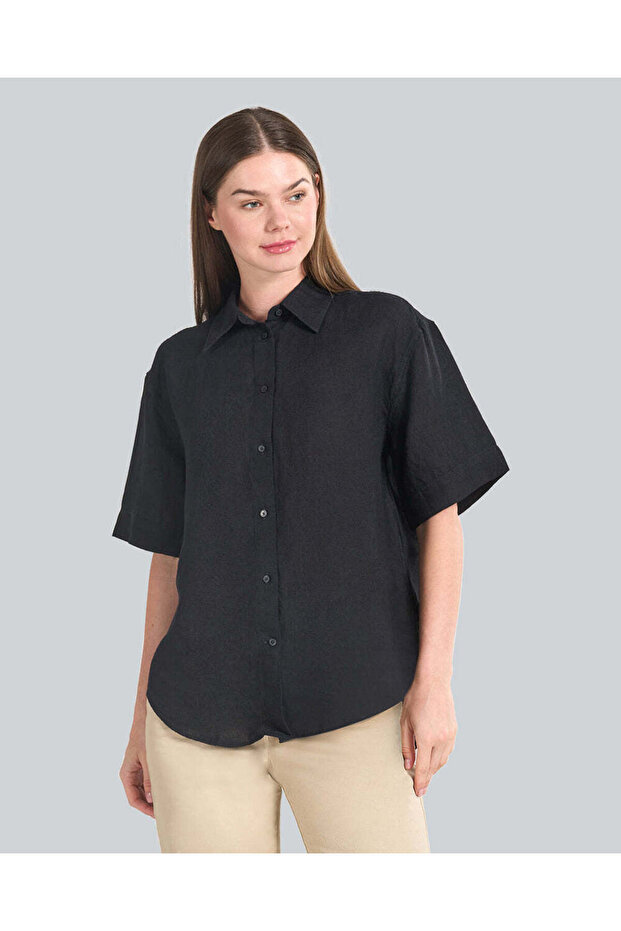 LINEN RELAXED SS WOMEN’S SHIRT