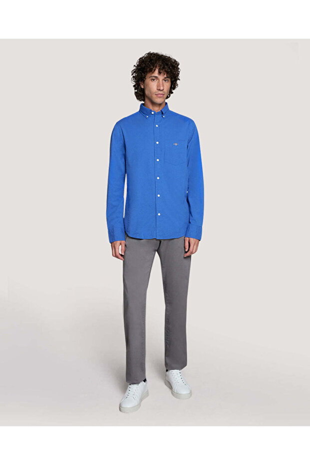 قميص سيرساكر سادة من ريج - 3