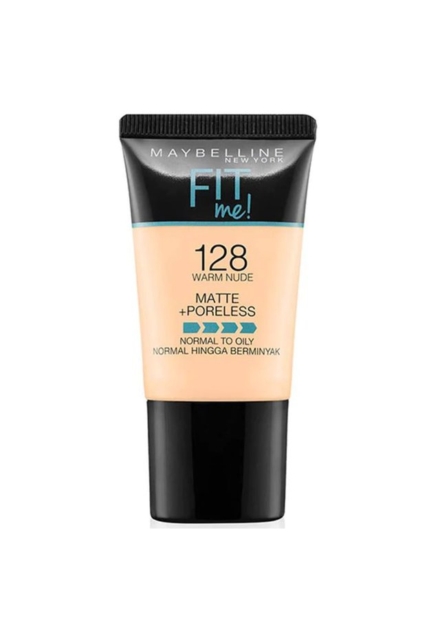 Maybelline Fit Me Matteporeless 128 Warm Nu