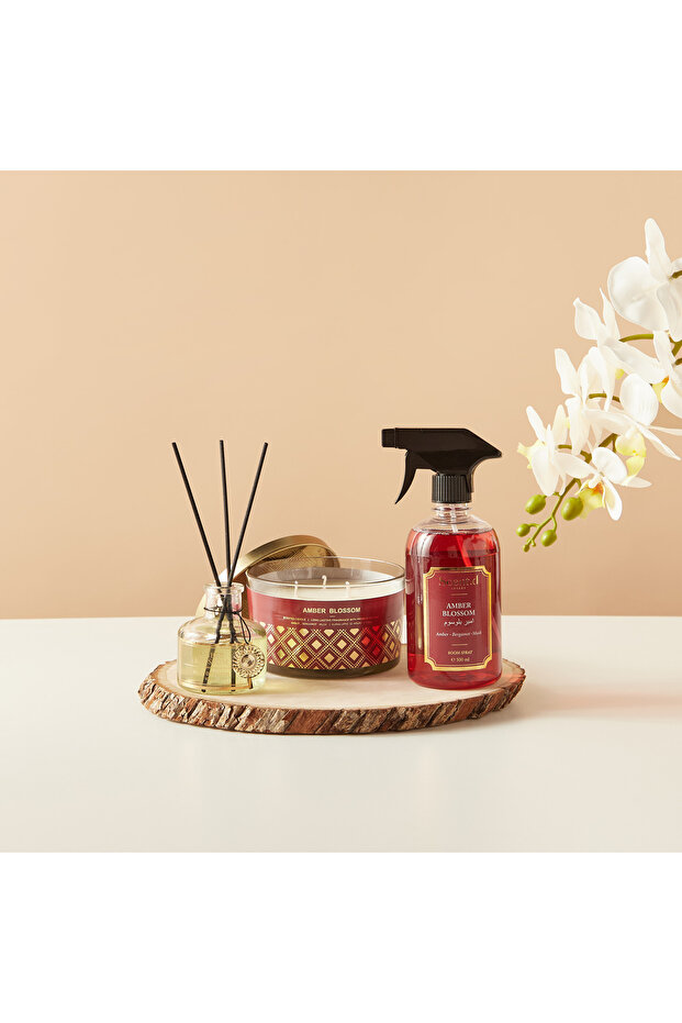 Scent.d London 3-Piece Amber Blossom Home Fragrance Gift Set