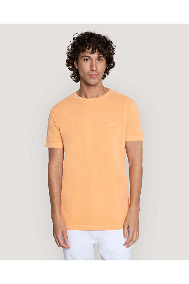 SLIM SUNFADED SS PIQUE TSHIRT