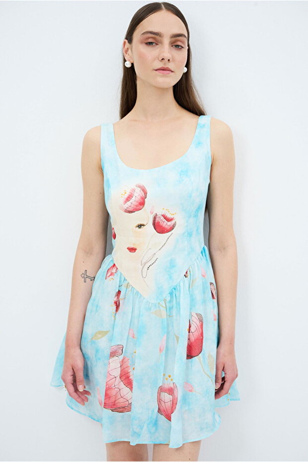 Büzgülü Elbise - 2