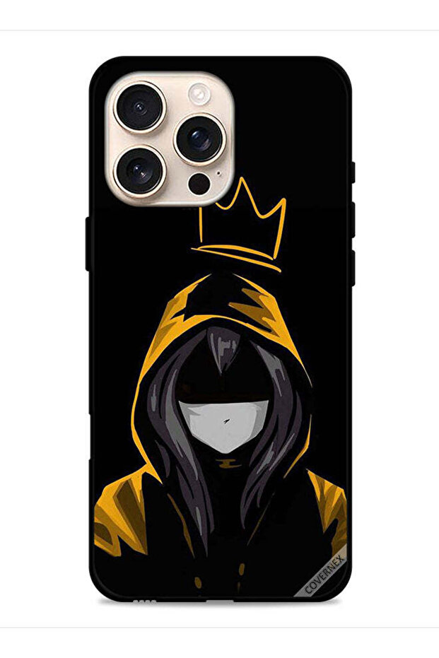غطاء حماية لجهاز Apple iPhone 16 Pro بتصميم فتاة الملكة