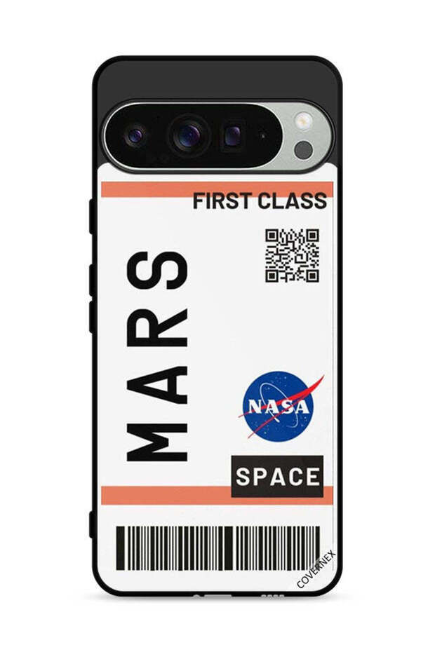 غطاء حماية لجهاز Google Pixel 9 Pro بتصميم Mars Art Clip