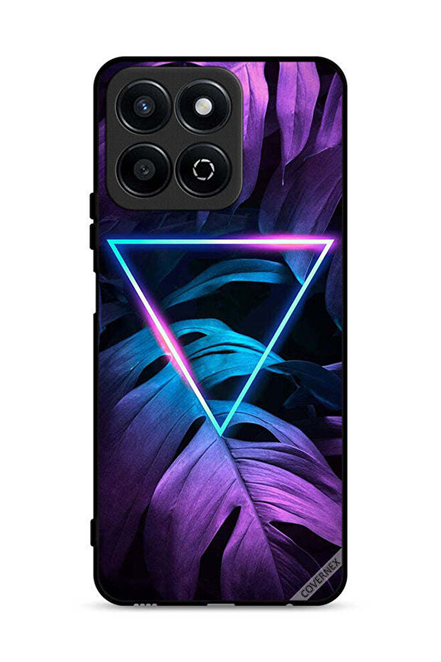 غطاء حماية لهاتف Honor X7c 4G بتصميم مثلث الإضاءة