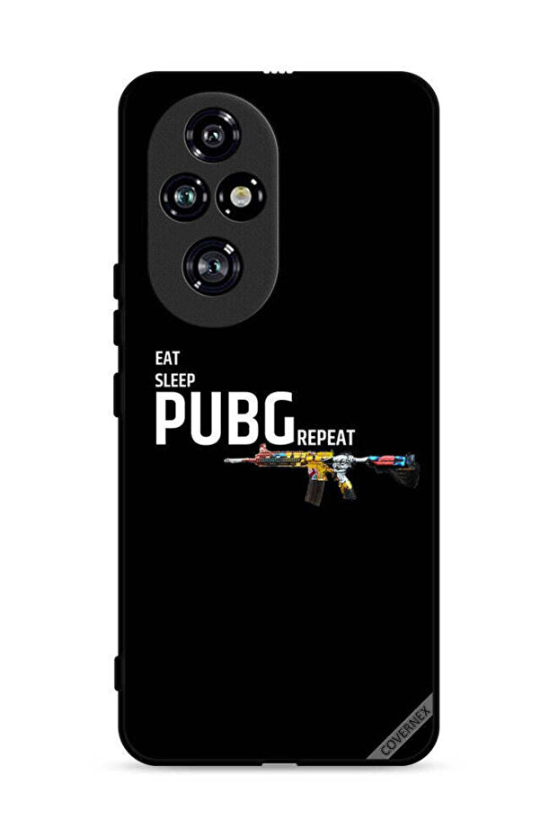 غطاء حماية لهاتف Honor 200 Pro 5G، تناول الطعام والنوم وتكرار لعبة Pubg