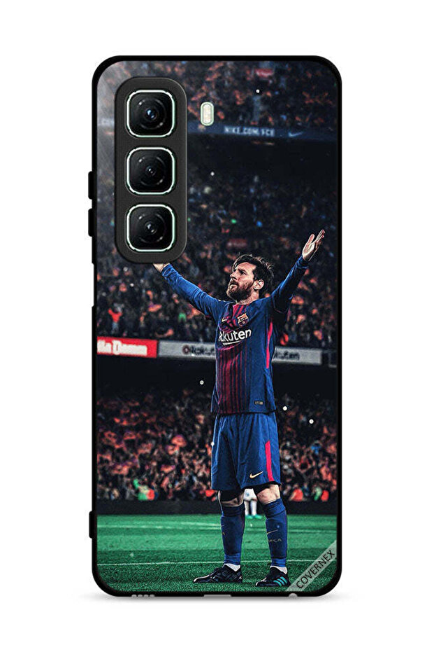 غطاء حماية لهاتف Infinix Hot 50 5G بطبعة ليونيل ميسي