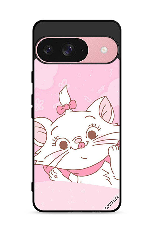 غطاء حماية لجهاز Google Pixel 9 بتصميم قطة