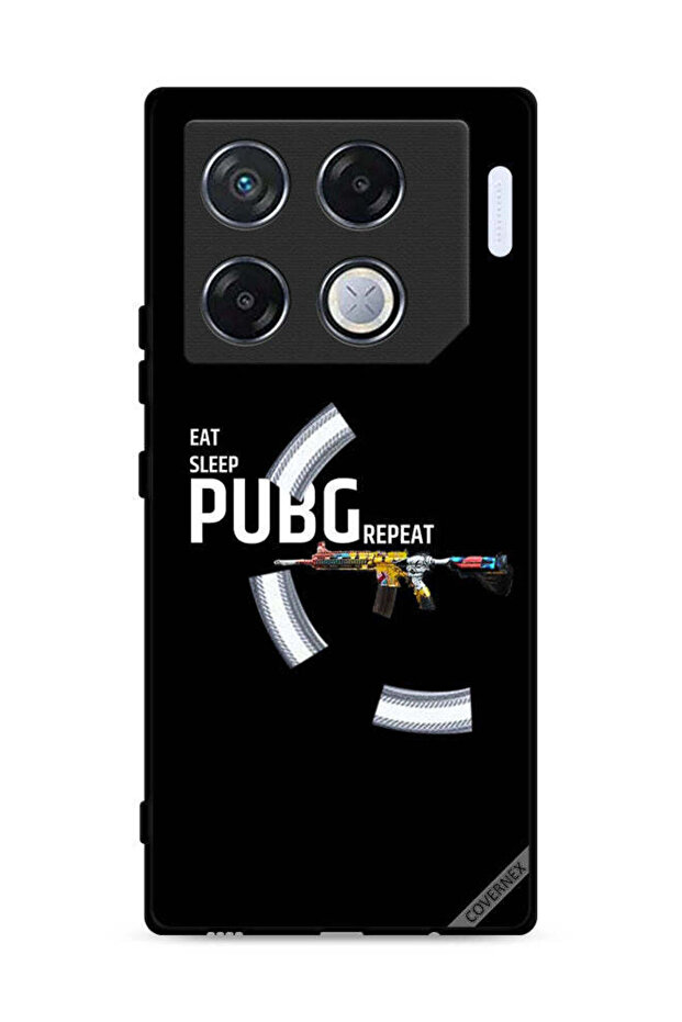 غطاء حماية لهاتف Infinix GT 20 Pro 5G، تناول الطعام، النوم، تكرار لعبة Pubg