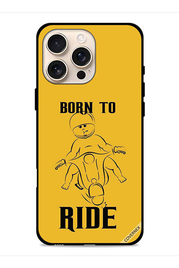 غطاء حماية لجهاز Apple iPhone 16 Pro Max من Born To Ride