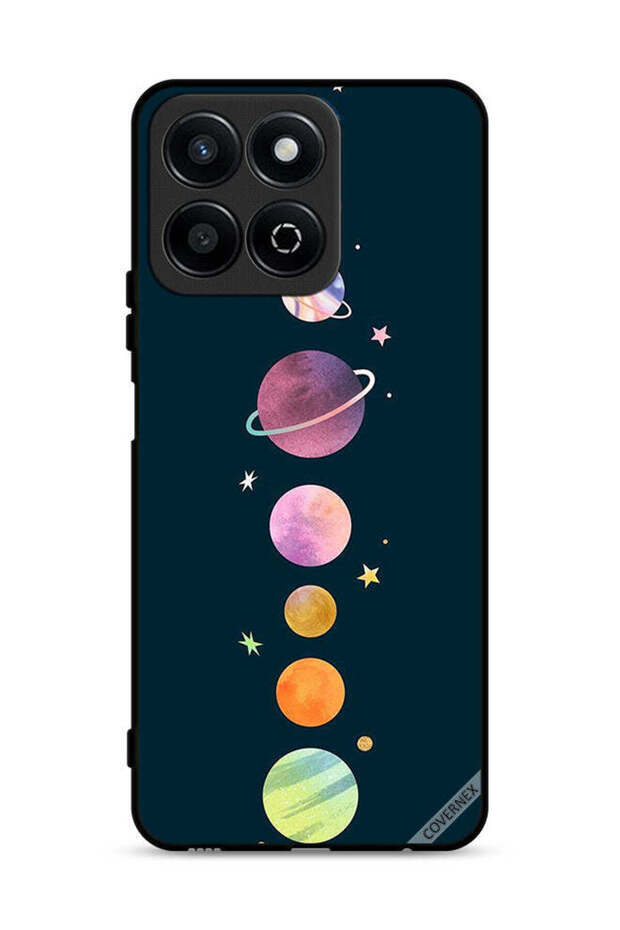 غطاء حماية لهاتف Honor Play 60 Plus 5G بتصميم Planets In Row