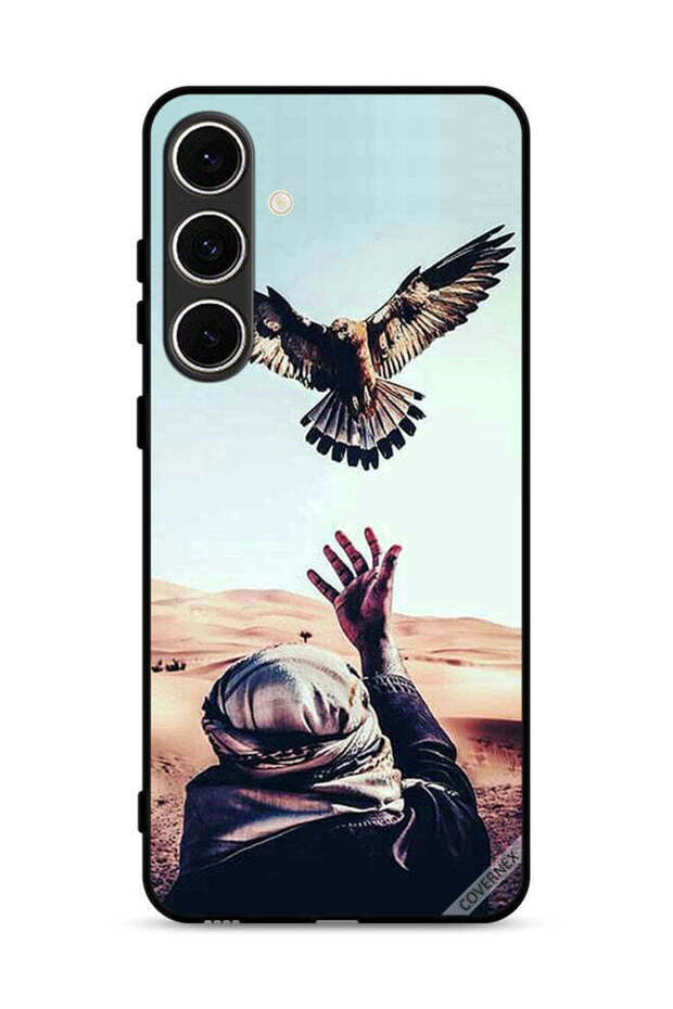 غطاء حماية لهاتف سامسونج جالاكسي S24 FE 5G بتصميم إيجل لاندينج