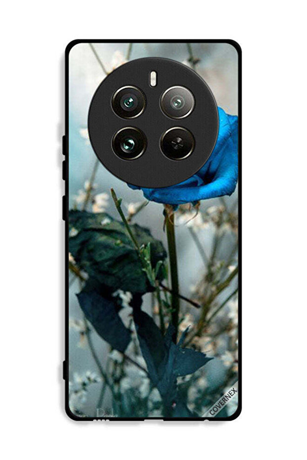 غطاء حماية لجهاز Realme 12 Pro Plus 5G - أزرق وردي
