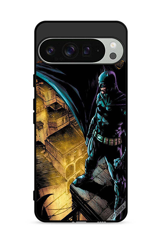 غطاء حماية لهاتف Google Pixel 9 Pro بتصميم باتمان أثناء العمل