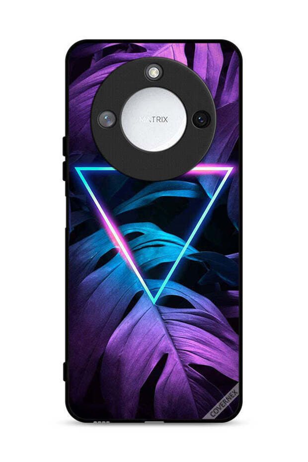 غطاء حماية لهاتف Honor X60 5G بتصميم مثلث الإضاءة