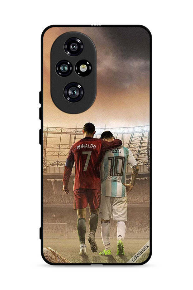 غطاء حماية لهاتف Honor 200 Pro 5G ميسي وكريستيانو رونالدو