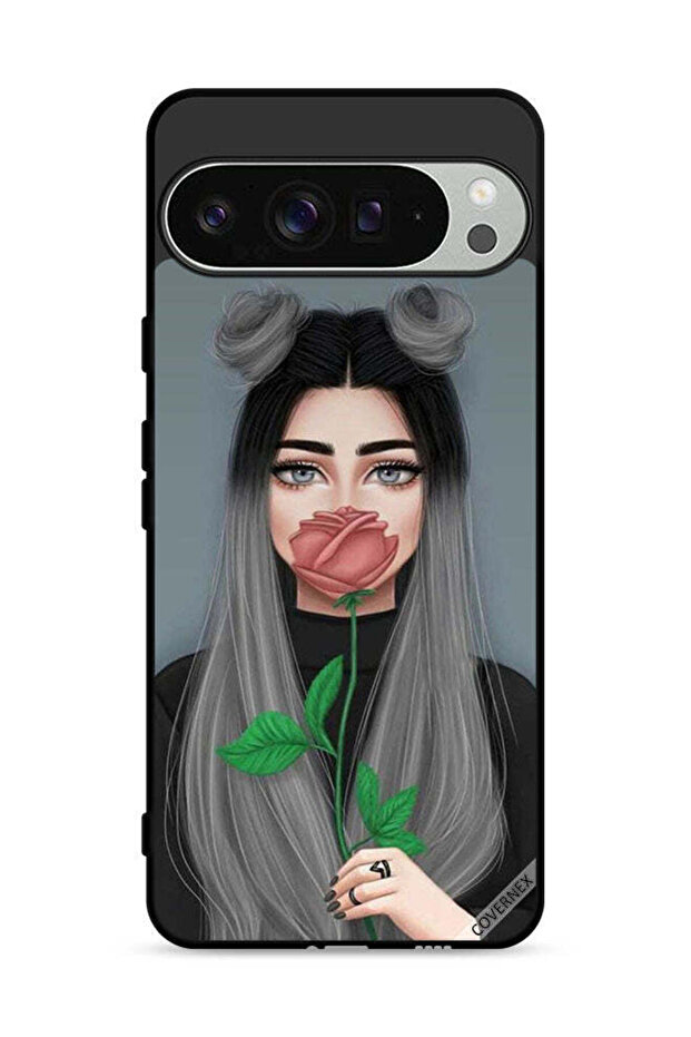 غطاء حماية لهاتف Google Pixel 9 Pro بتصميم فتاة لطيفة