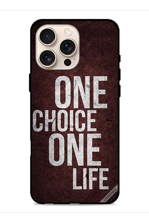 غطاء حماية لجهاز Apple iPhone 16 Pro Max One Choice One Life