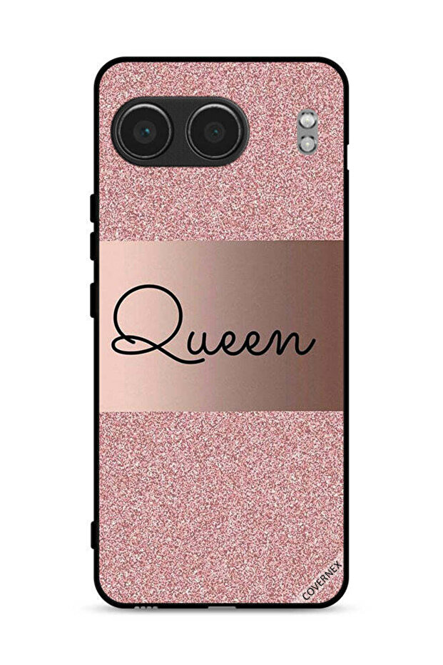 غطاء حماية لهاتف OnePlus Nord 4 5G بخلفية لامعة من Queen Glitters