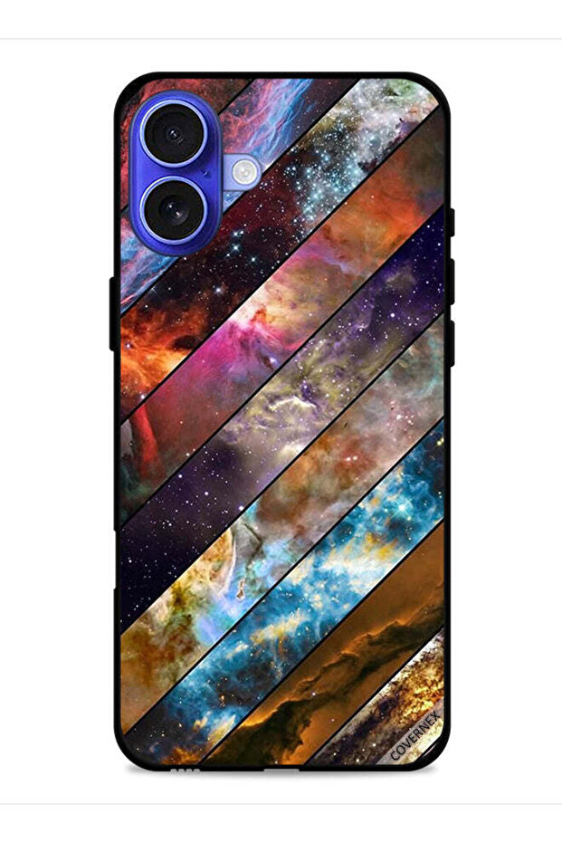 غطاء حماية لجهاز Apple iPhone 16 Plus بنمط خطوط - 1