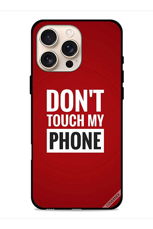 غطاء حماية لجهاز Apple iPhone 16 Pro - لا تلمس هاتفي