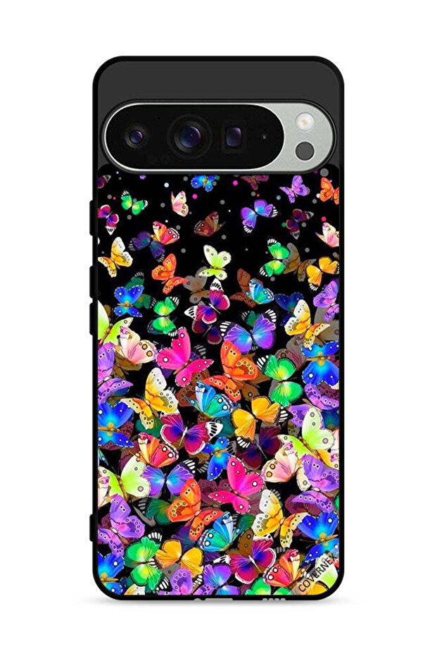 غطاء حماية لجهاز Google Pixel 9 Pro بنقشة فراشات صغيرة