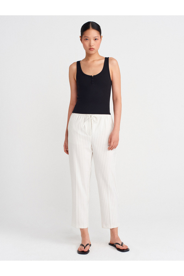 21158 حزام بأزرار علوي - أسود - 4