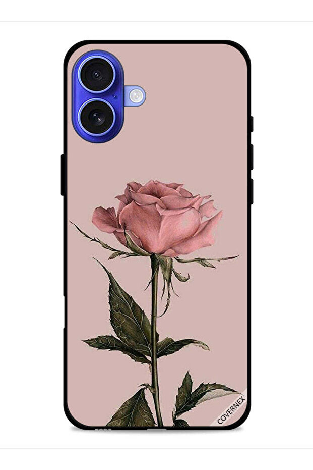 غطاء حماية لجهاز Apple iPhone 16 Plus بلون وردي خوخي