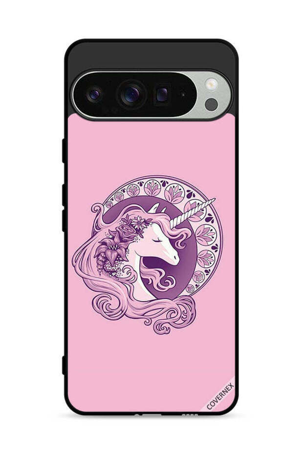 غطاء حماية لجهاز Google Pixel 9 Pro بتصميم يونيكورن