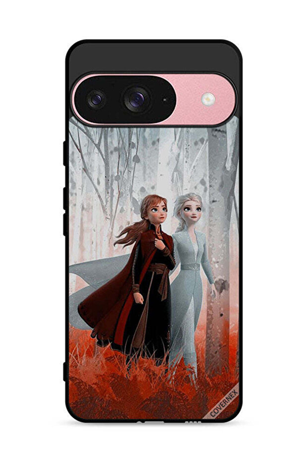 غطاء حماية لهاتف Google Pixel 9 بتصميم الأخوات المتجمدات