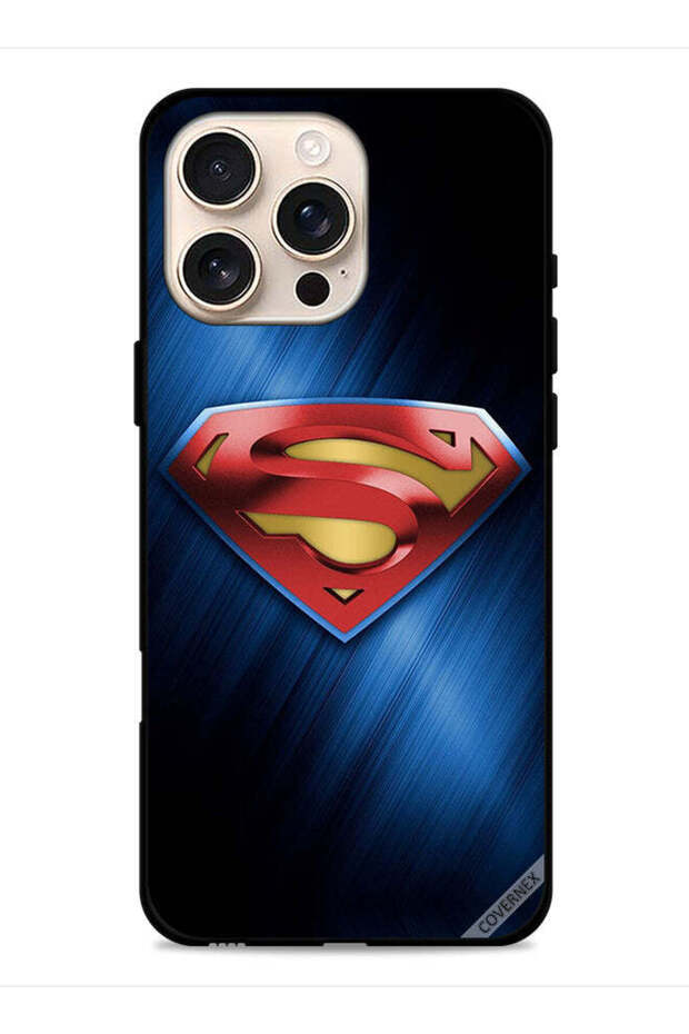 غطاء حماية لجهاز Apple iPhone 16 Pro Max بشعار سوبرمان