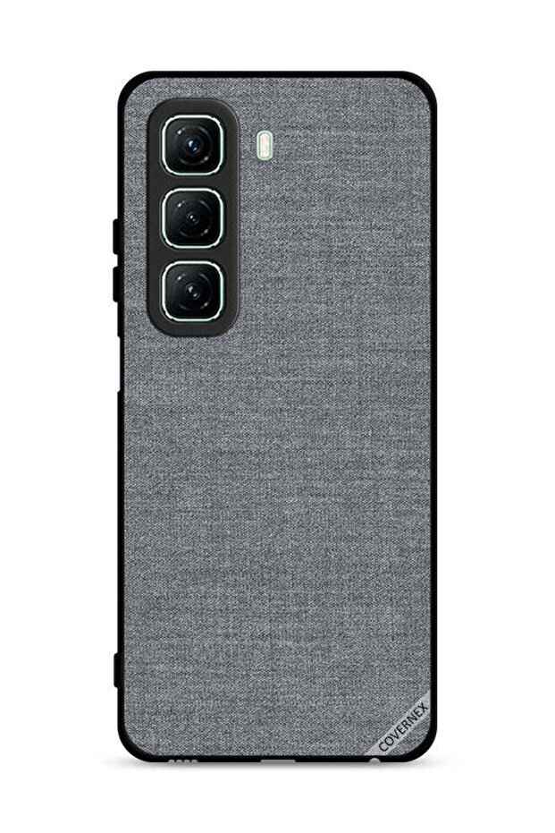 غطاء حماية من القماش بنقشة قماشية لهاتف Infinix Hot 50 5G