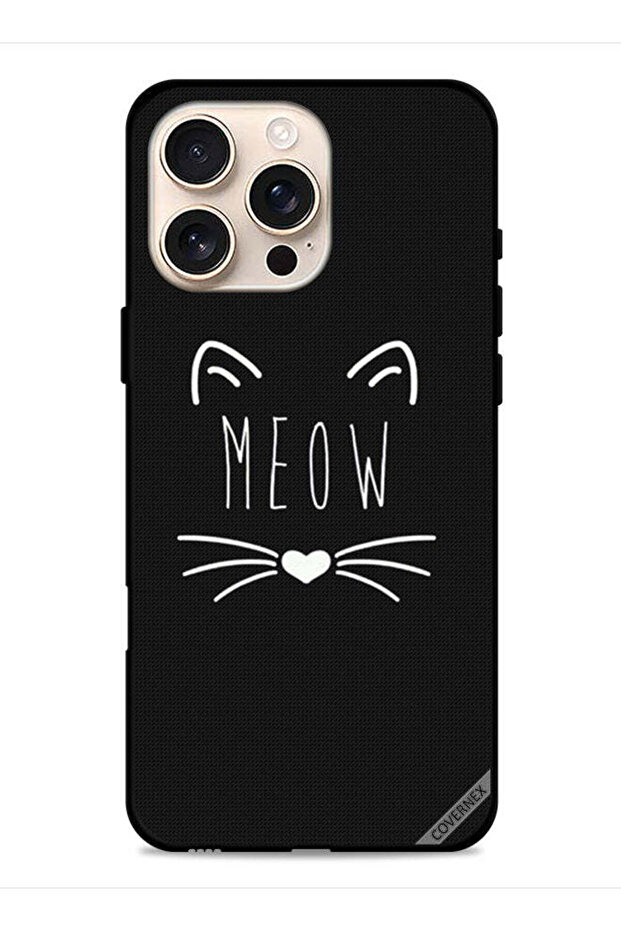 غطاء حماية لجهاز Apple iPhone 16 Pro Max من Meow