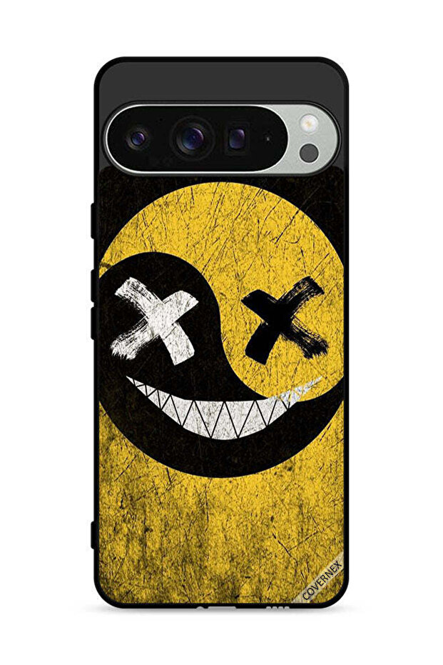 غطاء حماية لجهاز Google Pixel 9 Pro برسومات وجه مارشميلو