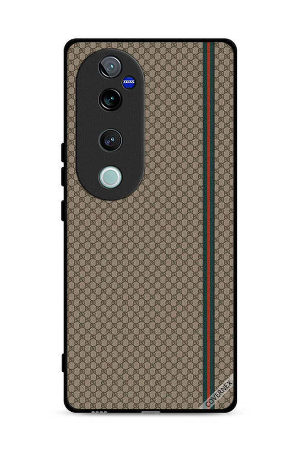 غطاء حماية لهاتف Vivo V40 Pro 5G بتصميم هندسي