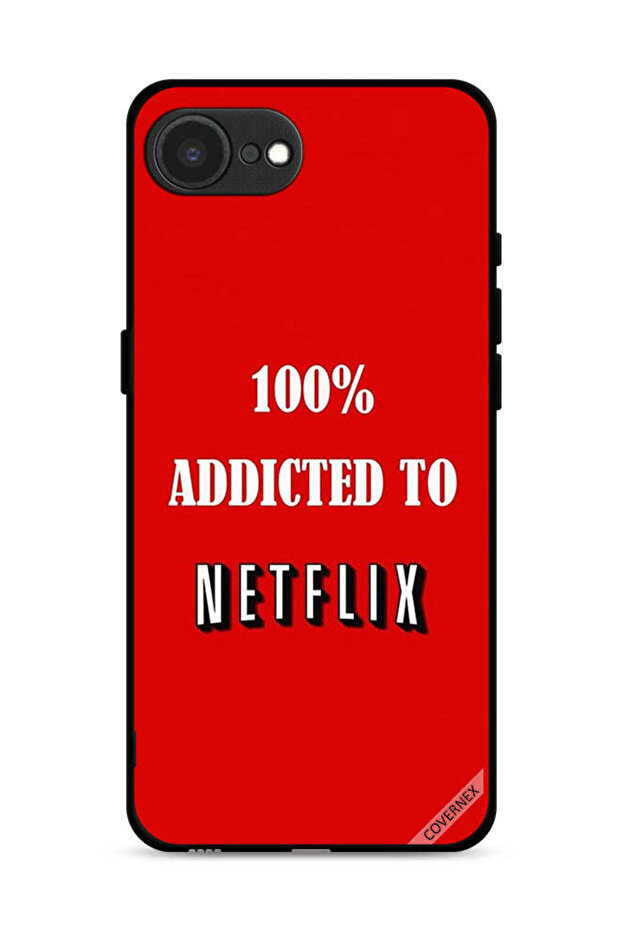 غطاء حماية لجهاز Apple iPhone 16e مدمن على Netflix بنسبة 100%