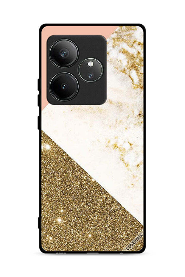 غطاء حماية لهاتف Realme GT 6 5G بنمط لامع ورخامي