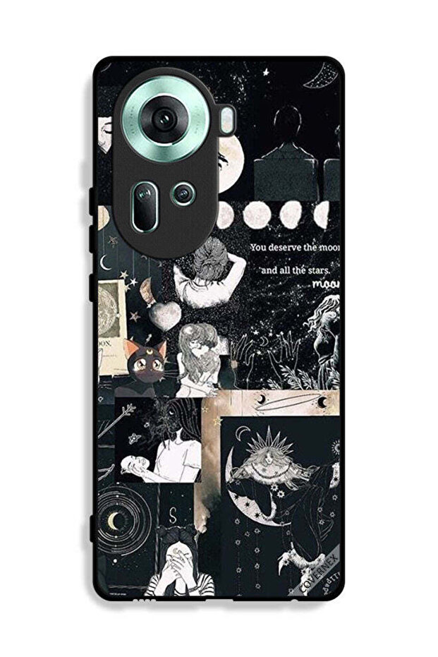 غطاء حماية لهاتف Oppo Reno11 5G بخلفية Imaginations