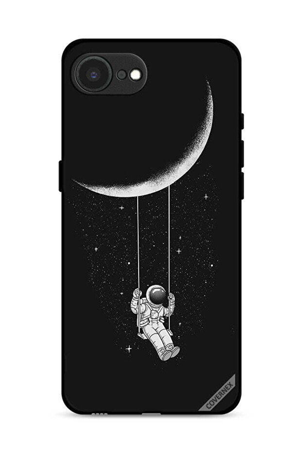 غطاء حماية لجهاز Apple iPhone 16e بتصميم Moon Swing