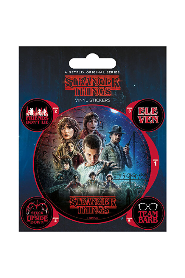 Set 5 stickere decorative, de interior - Stranger Things