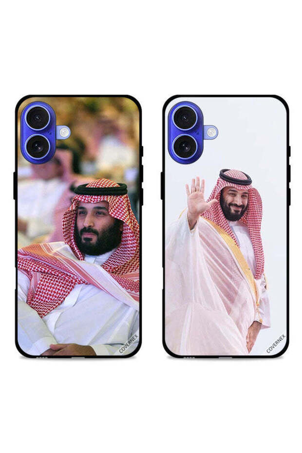 حافظتان واقيتان لهاتف آبل آيفون 16 بلس من محمد بن سلمان