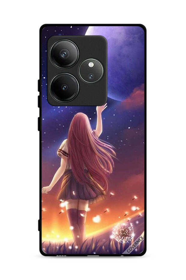غطاء حماية لهاتف Realme GT 6 5G بتصميم القمر المؤثر