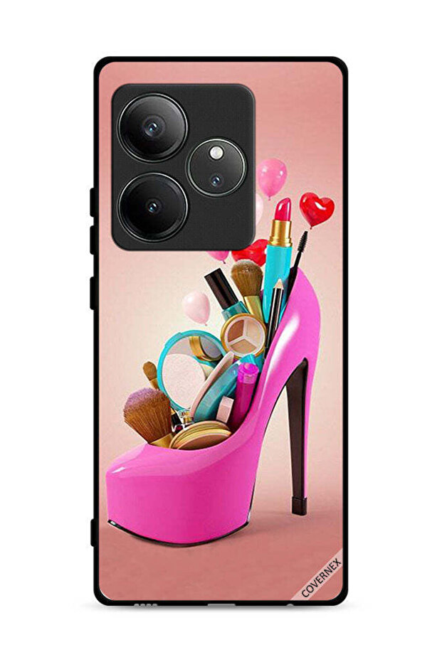 غطاء حماية لهاتف Realme GT 6 5G مع أدوات مكياج