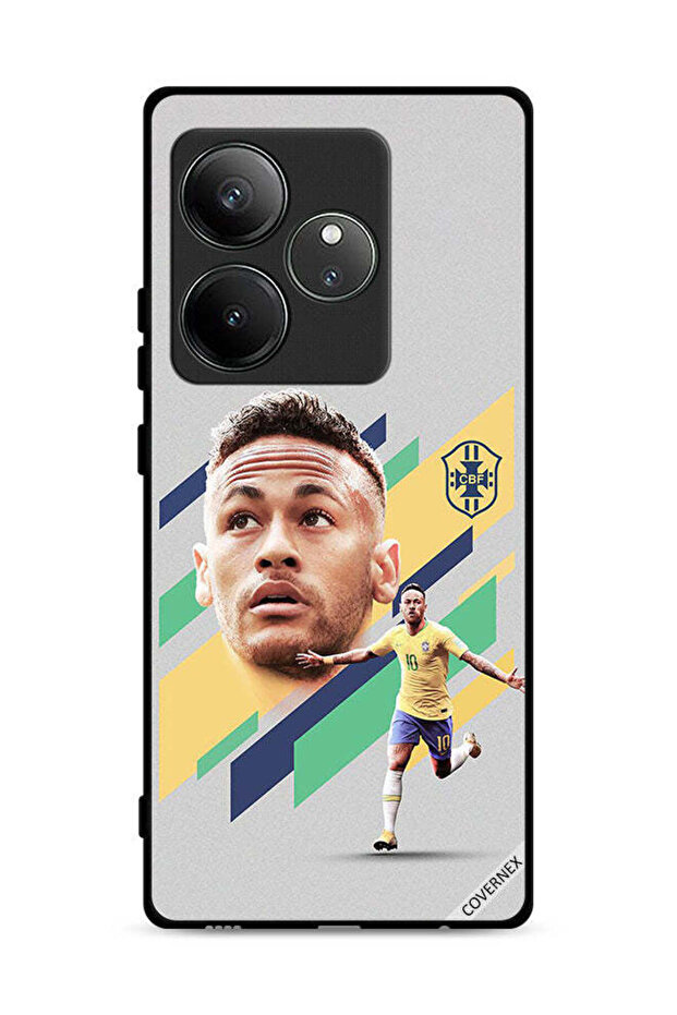 غطاء حماية لهاتف Realme GT 6 5G برسومات نيمار