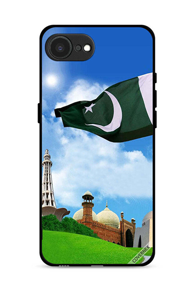 غطاء حماية لجهاز Apple iPhone 16e باللون الأخضر الباكستاني