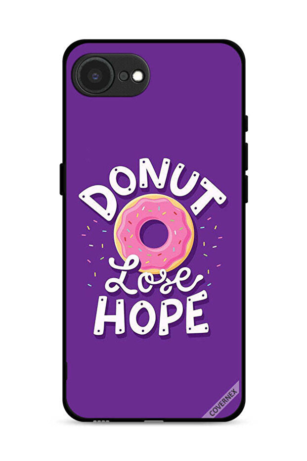 غطاء حماية لجهاز Apple iPhone 16e بخلفية Donut Lose Hope