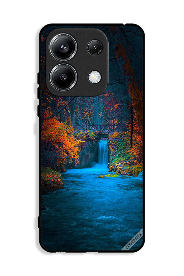 غطاء حماية لهاتف Xiaomi Poco M6 Pro 4G بتصميم شلال