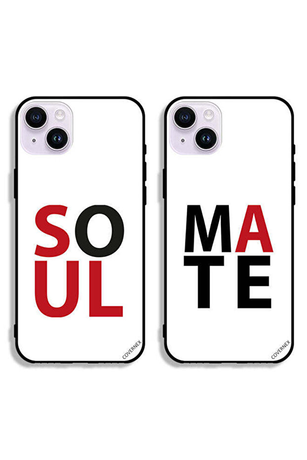 حافظتان لهاتف Apple iPhone 14 Plus، أغطية حماية، غطاء خلفي لثنائي Soul Mate
