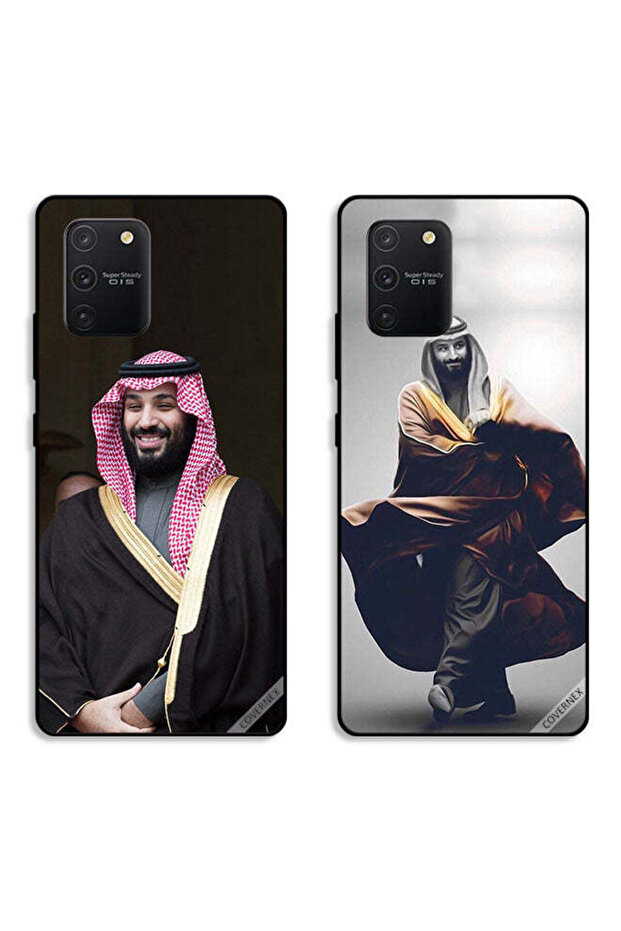 حافظتان لهاتف سامسونج جالاكسي إس 10 لايت - غطاءان واقيان - الأمير محمد