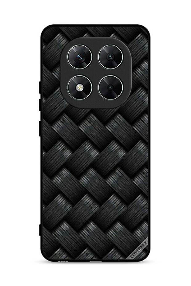 غطاء حماية لهاتف Xiaomi Poco X7 5G بنمط خطوط داكنة